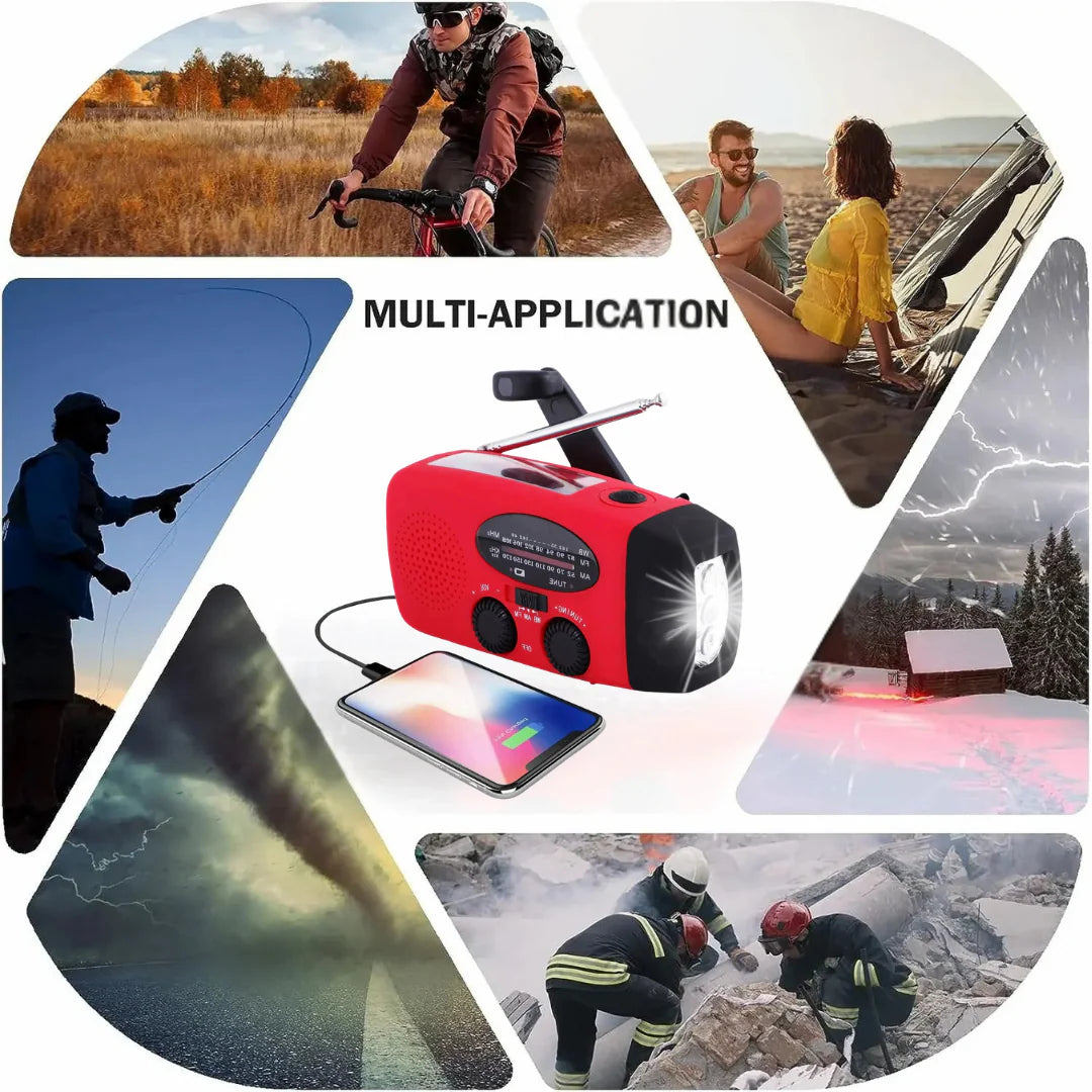 MultiRadio – Robust Nødradio med Dynamo & Solar