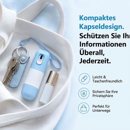 Datenschutz Roller mit Paketöffner