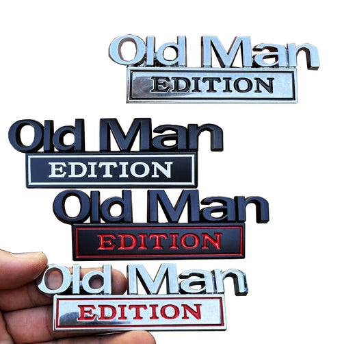 Old Man Edition Auto-Emblem