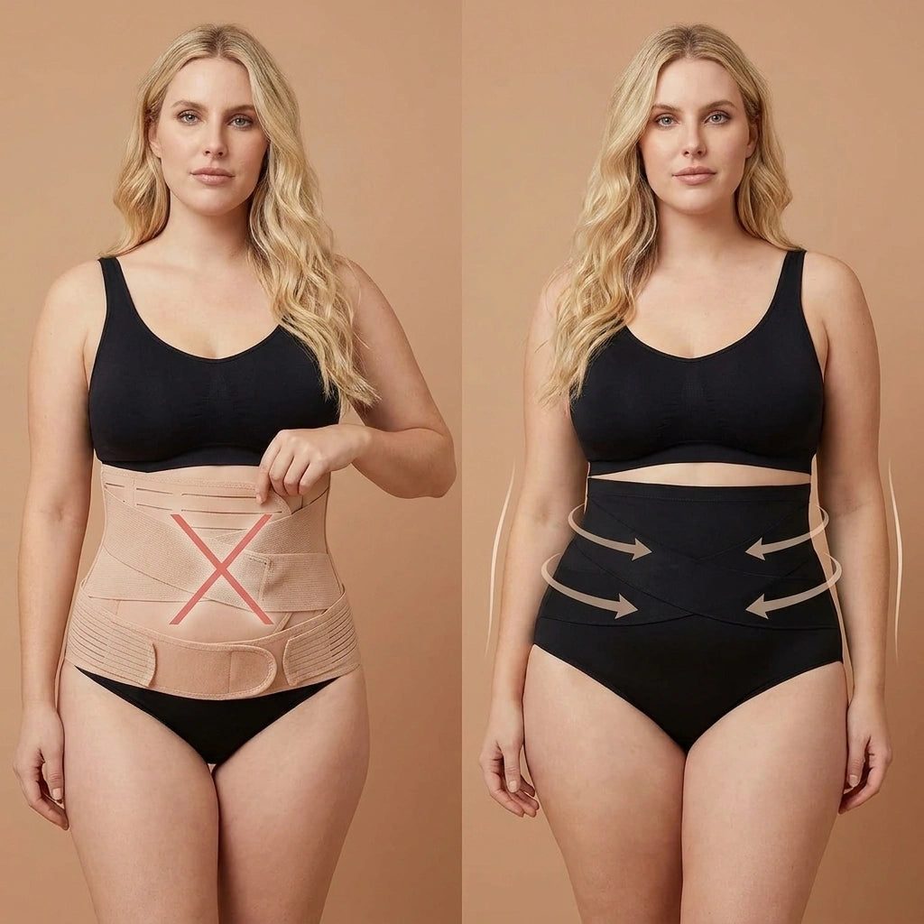 Klassieke mesh-band met een kruis naast de zwarte Madarova slip
