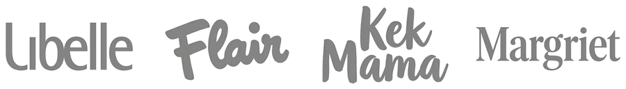 Besproken in Libelle, Flair, Kek Mama, Margriet