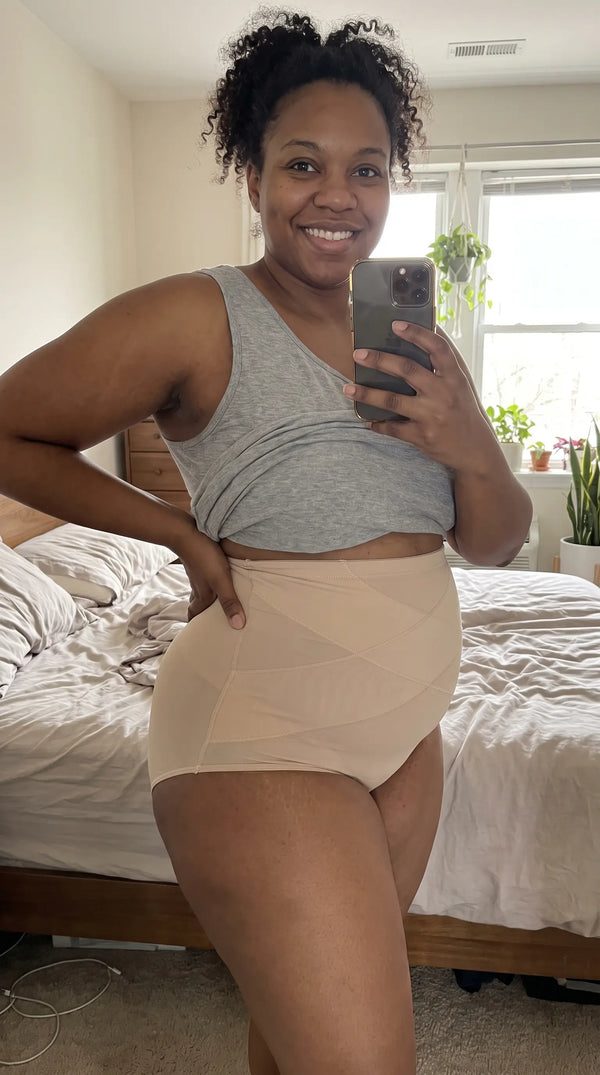 Foto van klant, Melanie P., 33 jaar